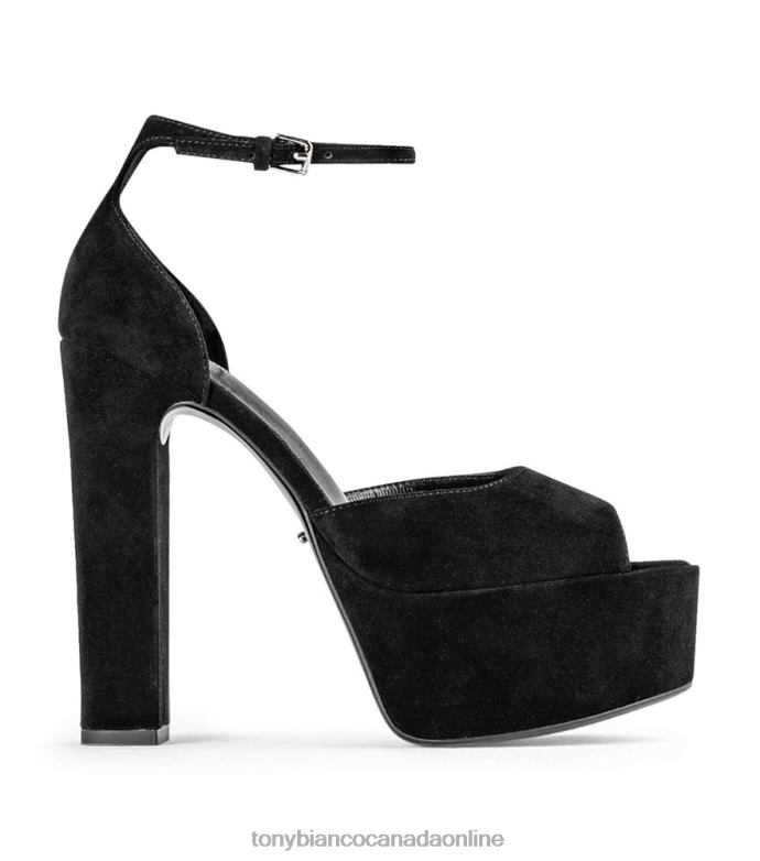 Platform Heels| Tony Bianco Women Jayze Heels H0FJ11 Black Suede