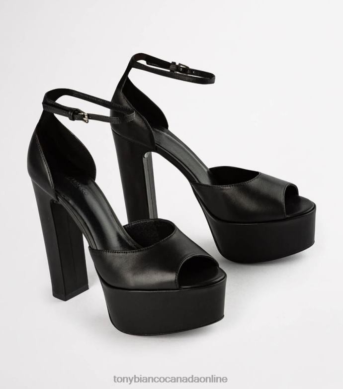 Platform Heels| Tony Bianco Women Jayze Heels H0FJ12 Black Como