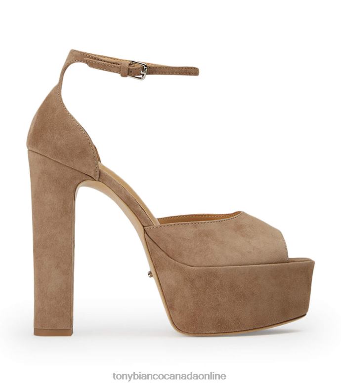 Platform Heels| Tony Bianco Women Jayze Heels H0FJ37 Stone Suede