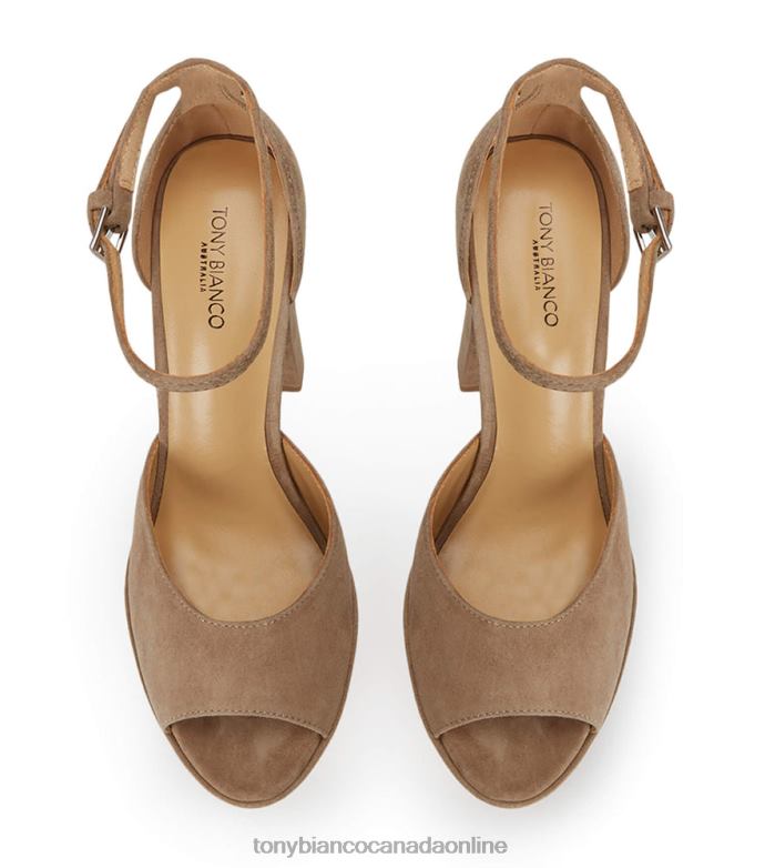 Platform Heels| Tony Bianco Women Jayze Heels H0FJ37 Stone Suede