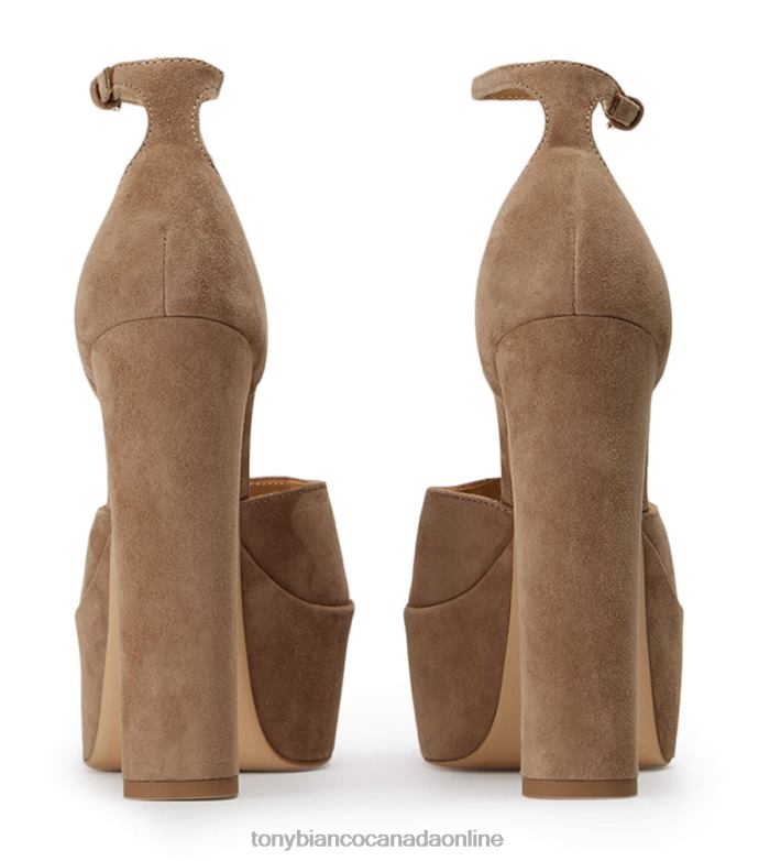 Platform Heels| Tony Bianco Women Jayze Heels H0FJ37 Stone Suede