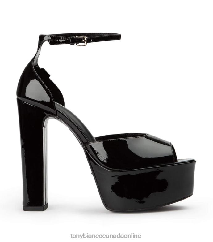 Platform Heels| Tony Bianco Women Jayze Heels H0FJ8 Black Patent