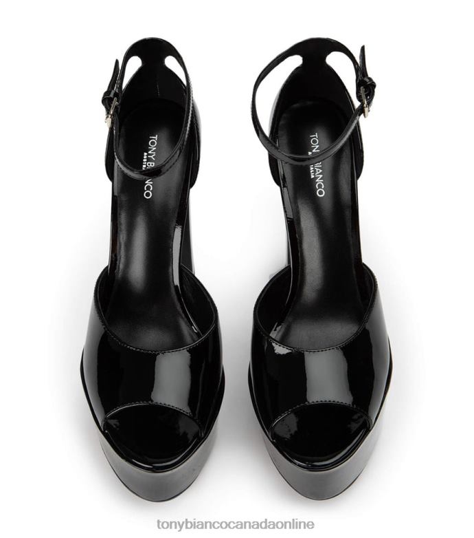 Platform Heels| Tony Bianco Women Jayze Heels H0FJ8 Black Patent