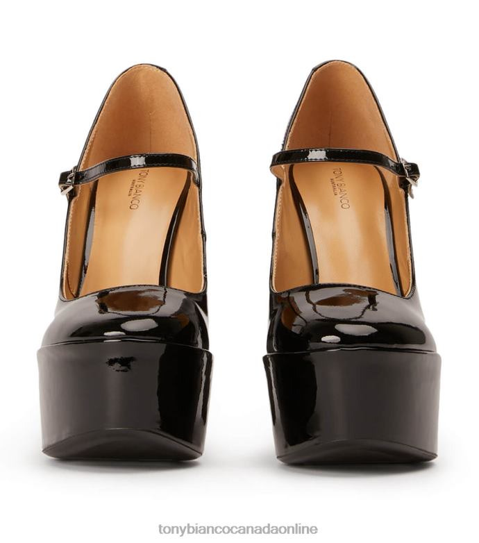 Platform Heels| Tony Bianco Women Jimmy Heels H0FJ17 Black Patent