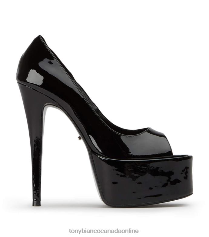 Platform Heels| Tony Bianco Women Jolee Heels H0FJ23 Black Patent