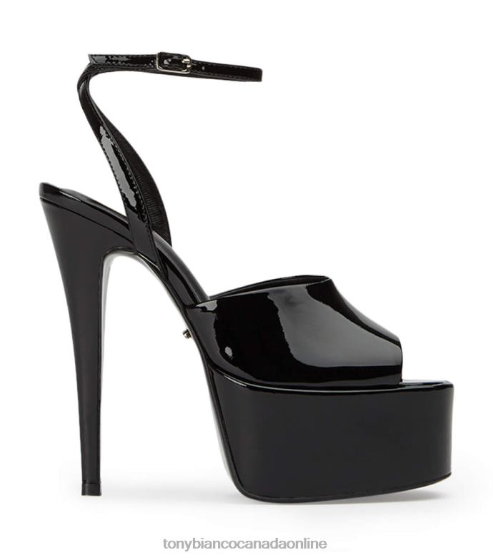 Platform Heels| Tony Bianco Women Journey Heels H0FJ26 Black Patent
