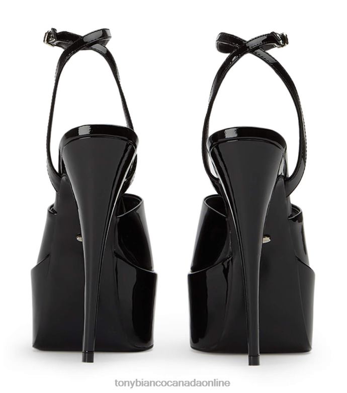 Platform Heels| Tony Bianco Women Journey Heels H0FJ26 Black Patent