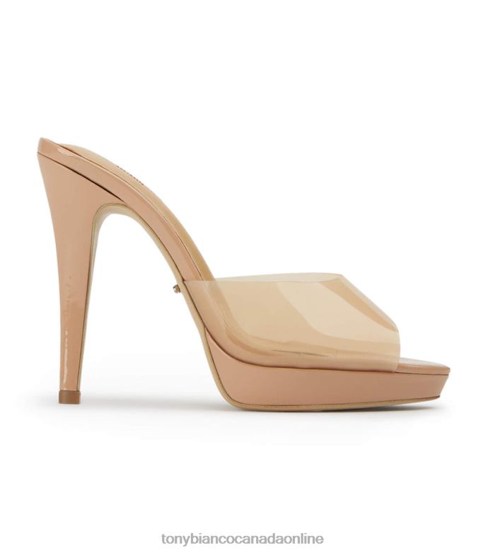 Platform Heels| Tony Bianco Women Liquid Heels H0FJ24 Nude Vinylite/Nude Patent
