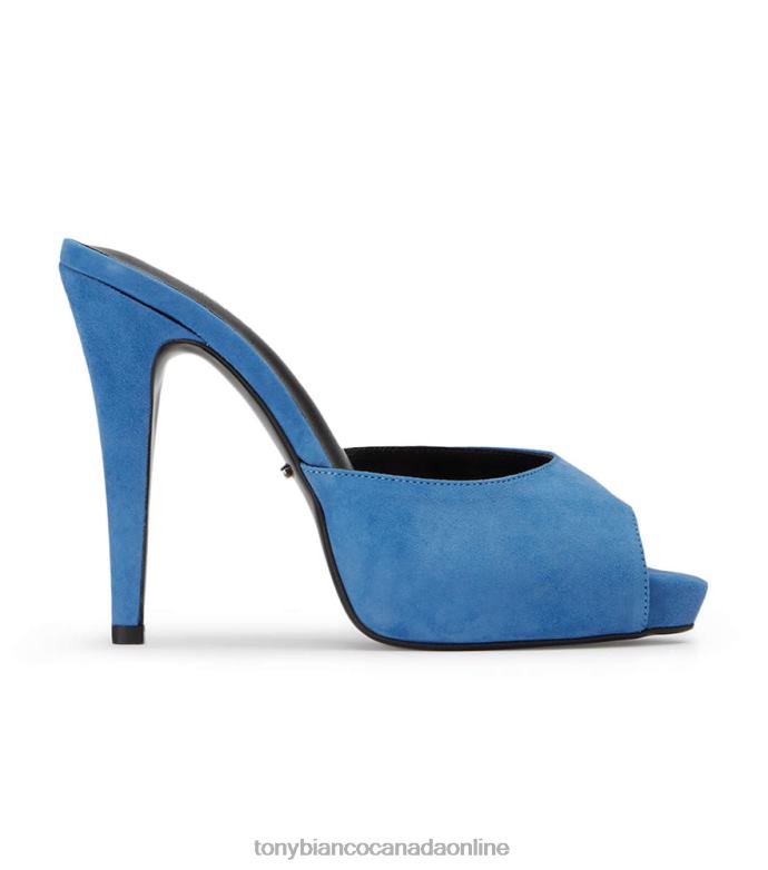 Platform Heels| Tony Bianco Women Love Heels H0FJ32 Blue Suede