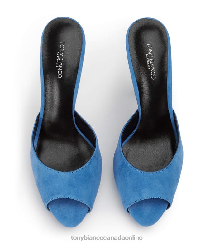 Platform Heels| Tony Bianco Women Love Heels H0FJ32 Blue Suede