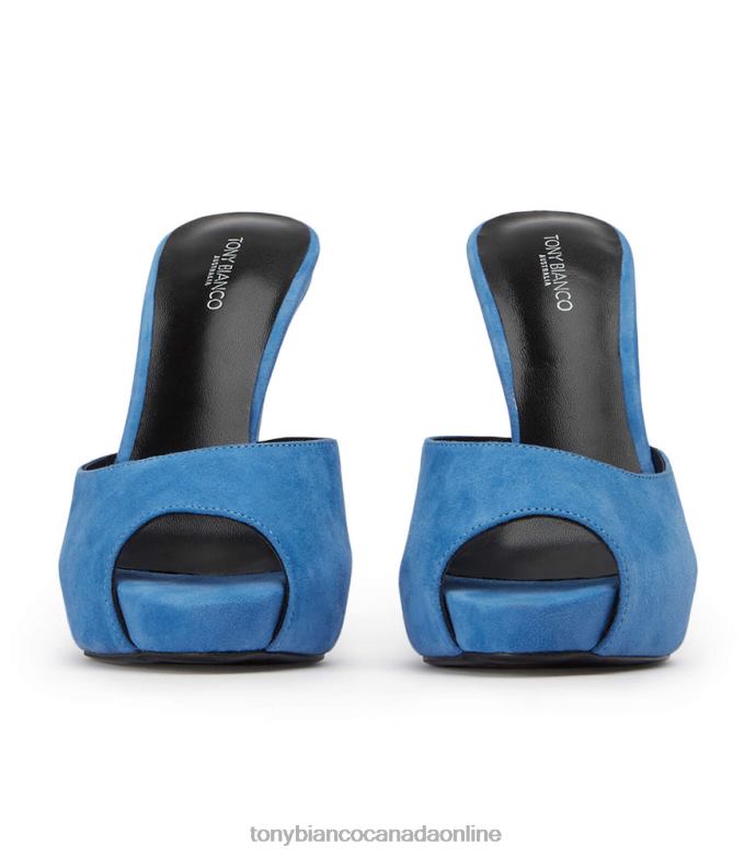 Platform Heels| Tony Bianco Women Love Heels H0FJ32 Blue Suede