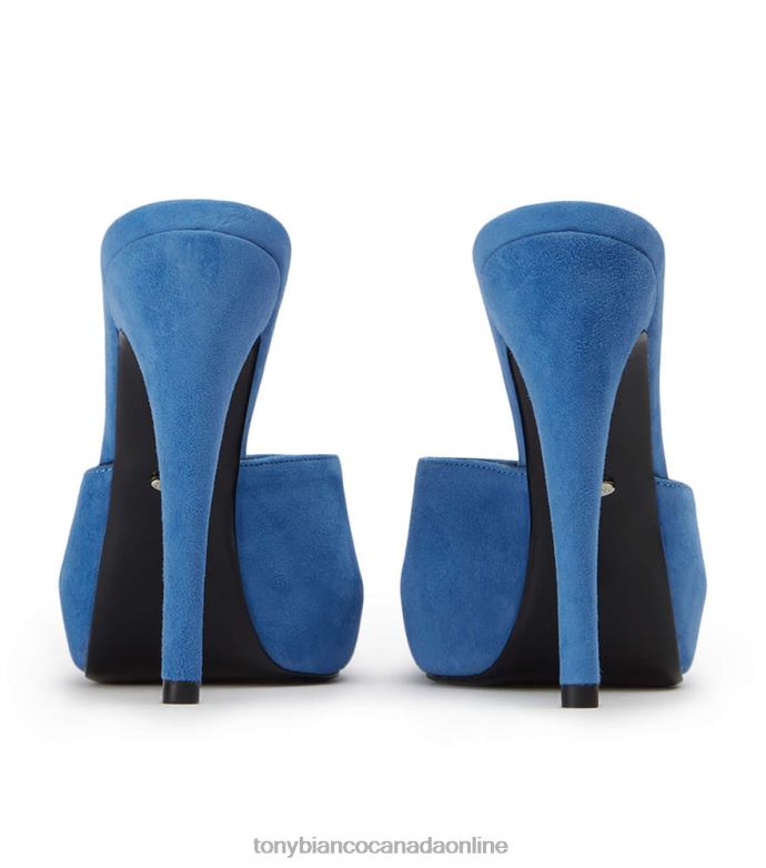 Platform Heels| Tony Bianco Women Love Heels H0FJ32 Blue Suede