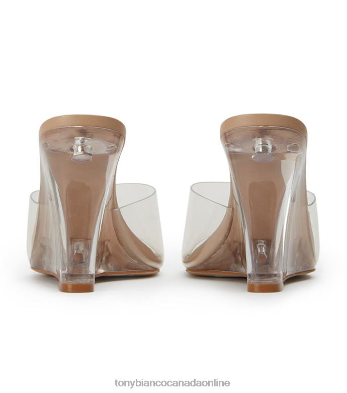 Bridal Shoes| Tony Bianco Women Alessi Wedges H0FJ350 Clear Vinylite/Skin