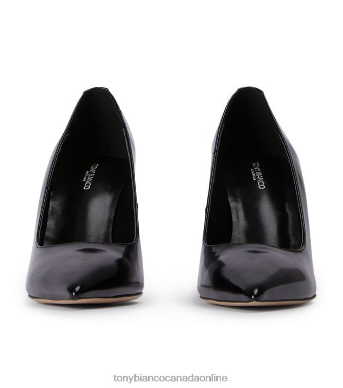 Court Shoes| Tony Bianco Women Dolly Heels H0FJ335 Black Hi Shine/Clear