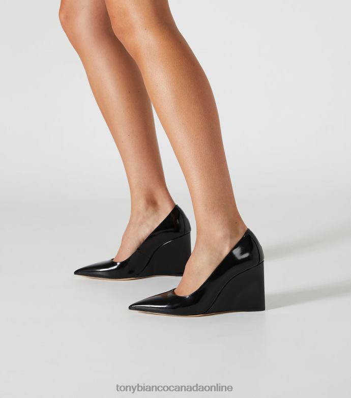 Court Shoes| Tony Bianco Women Dolly Heels H0FJ336 Black Hi Shine