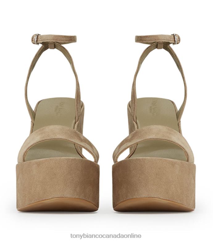 Platform Heels| Tony Bianco Women Vesna Wedges H0FJ13 Stone Suede
