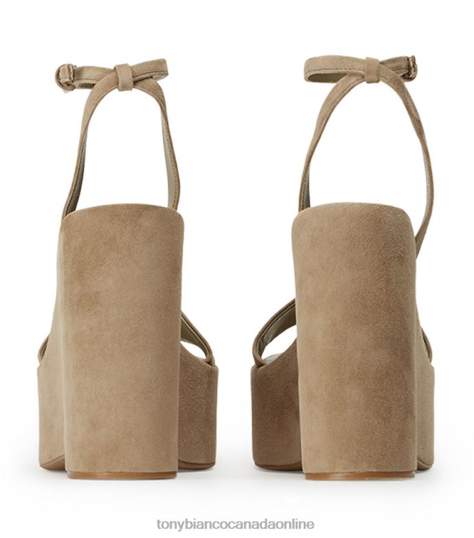 Platform Heels| Tony Bianco Women Vesna Wedges H0FJ13 Stone Suede
