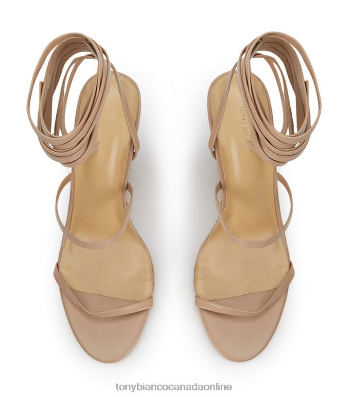 Strappy Heels| Tony Bianco Women Gabriella Wedges H0FJ370 Skin Capretto