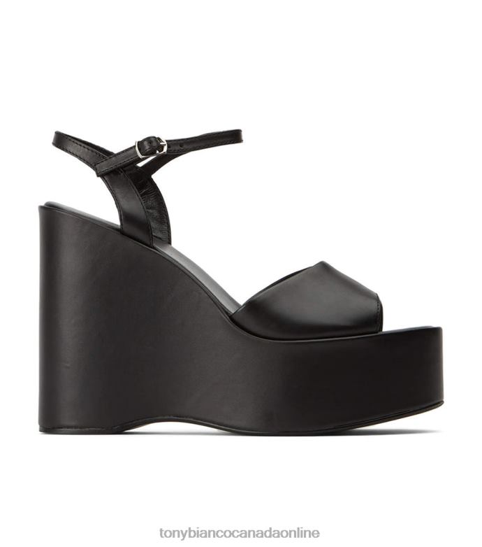Wedges| Tony Bianco Women Vanity Wedges H0FJ391 Black Como